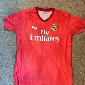 Official Real Madrid Fly Emirates Soccer Jersey